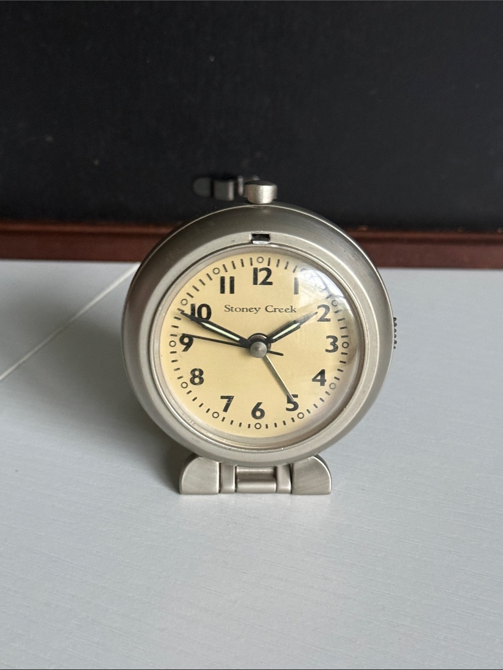 Stoney Creek trading Company table clock.